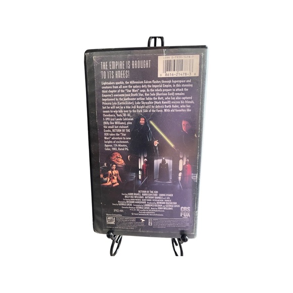Star Wars : Return of the Jedi VHS Movie : Blockbuster : Sci-Fi - Picture 2 of 4